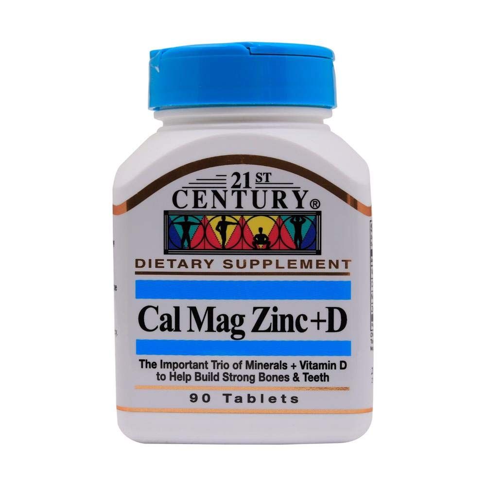 21 Century Calcium Mag Zinc & D Tab 90'S 24978 00W8
