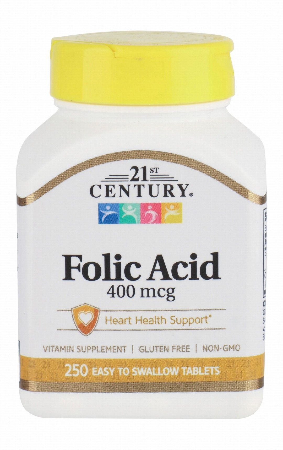 21st Century 400mcg Folic Acid Supplement, 250 Tablets