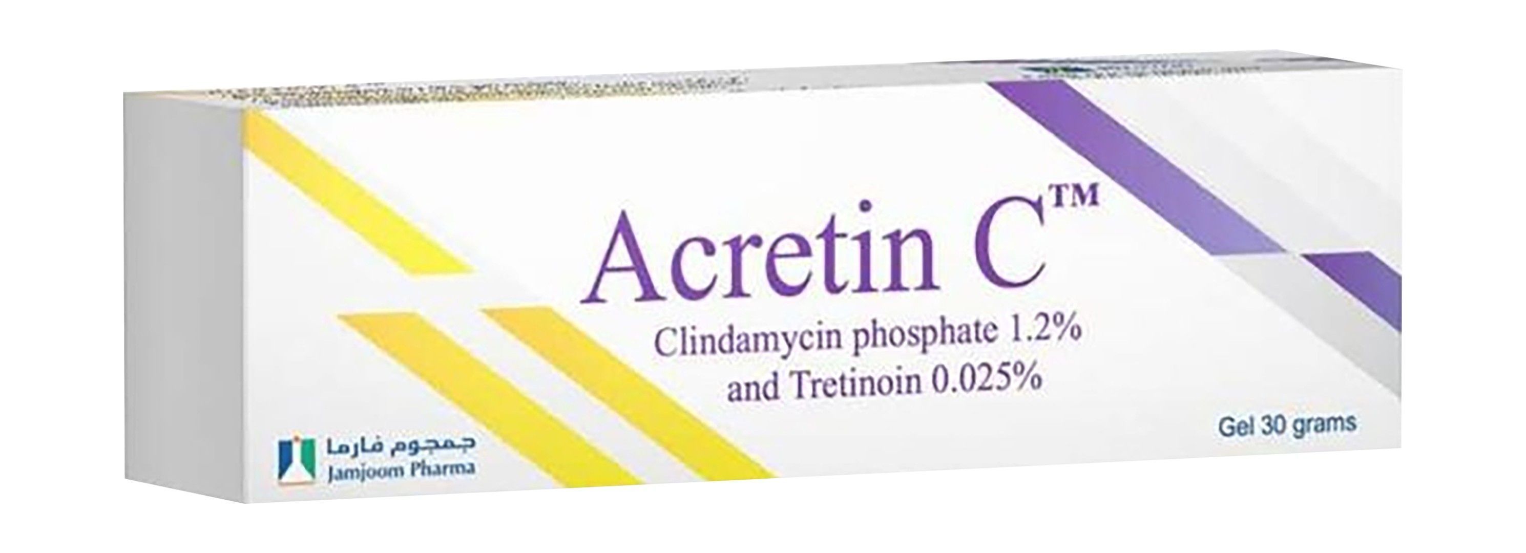 Acretin C 1.2% Clindamycin Phospate & 0.025% Tretinoin Gel, 30g