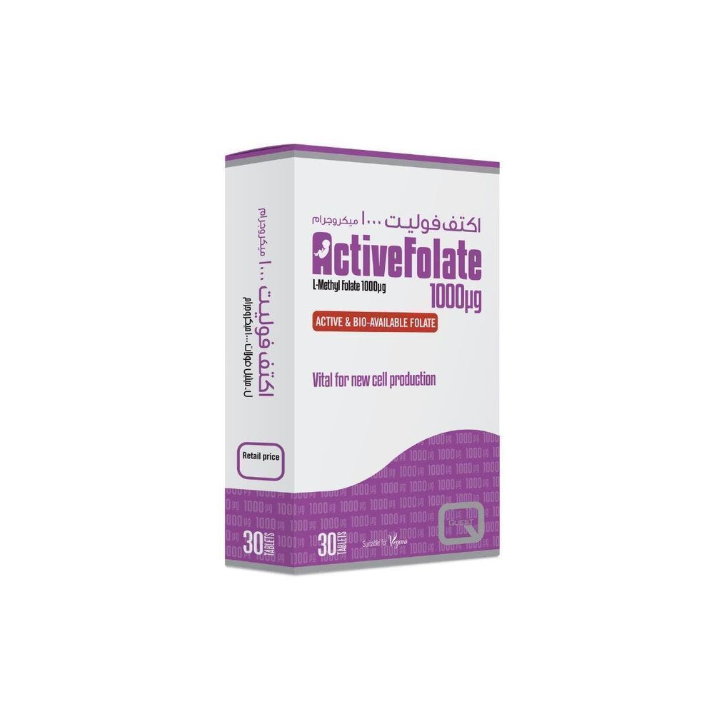 Activefolate 1000Mcg Tablets, 30 Tablets