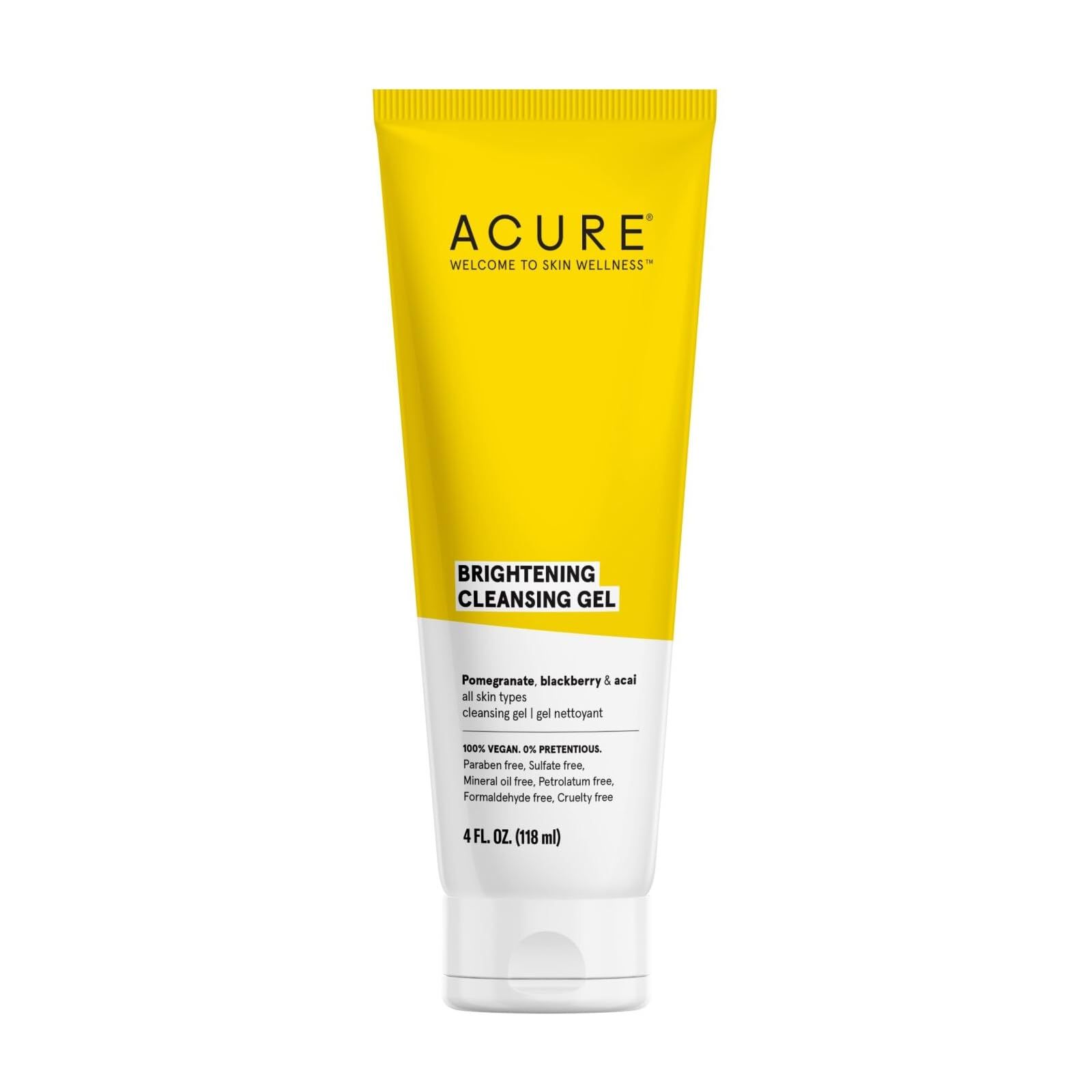 Acure Brightening Cleansing Gel, 118ml