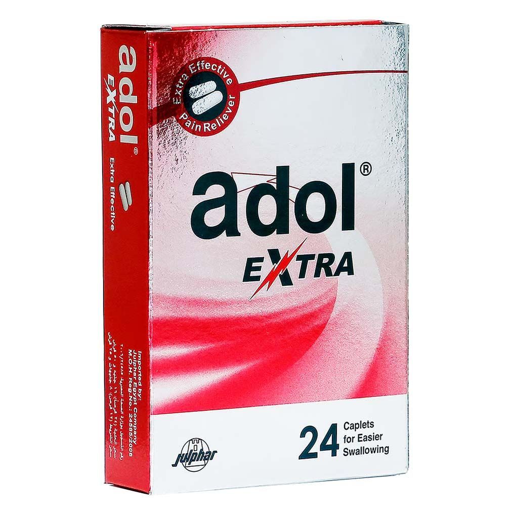Adol Extra Caplets, 24 Caplets