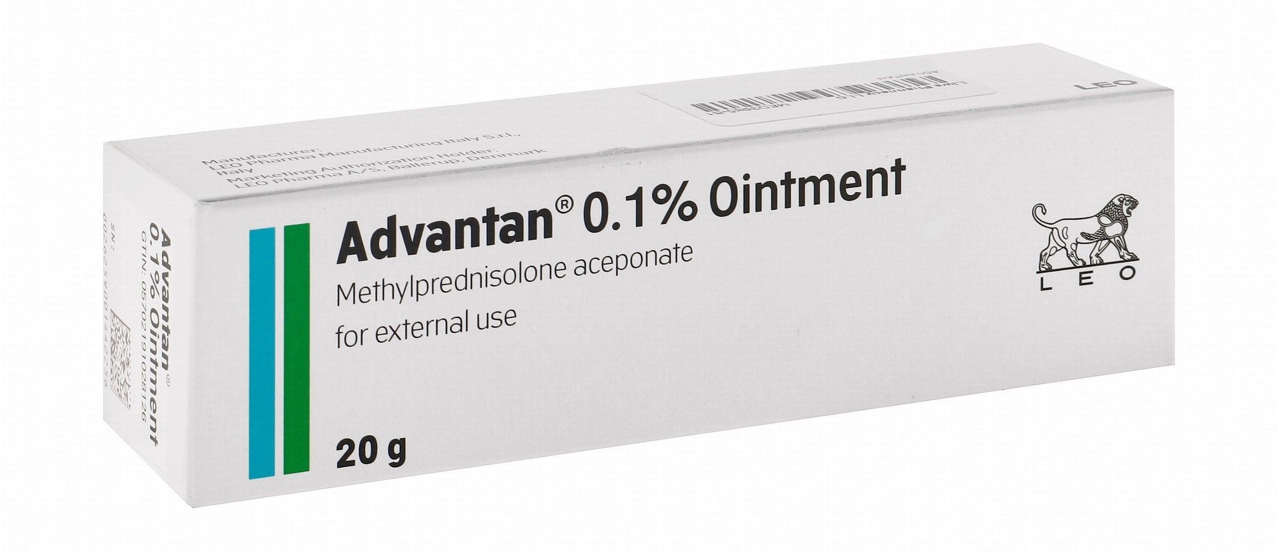 Advantan 0.1% Methylprednisolone Aceponate Ointment, 20g