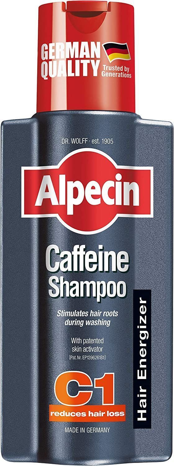 Alpecin Energizing & Strengthening Anti-Hair Loss Shampoo with Caffeine, 250ml
