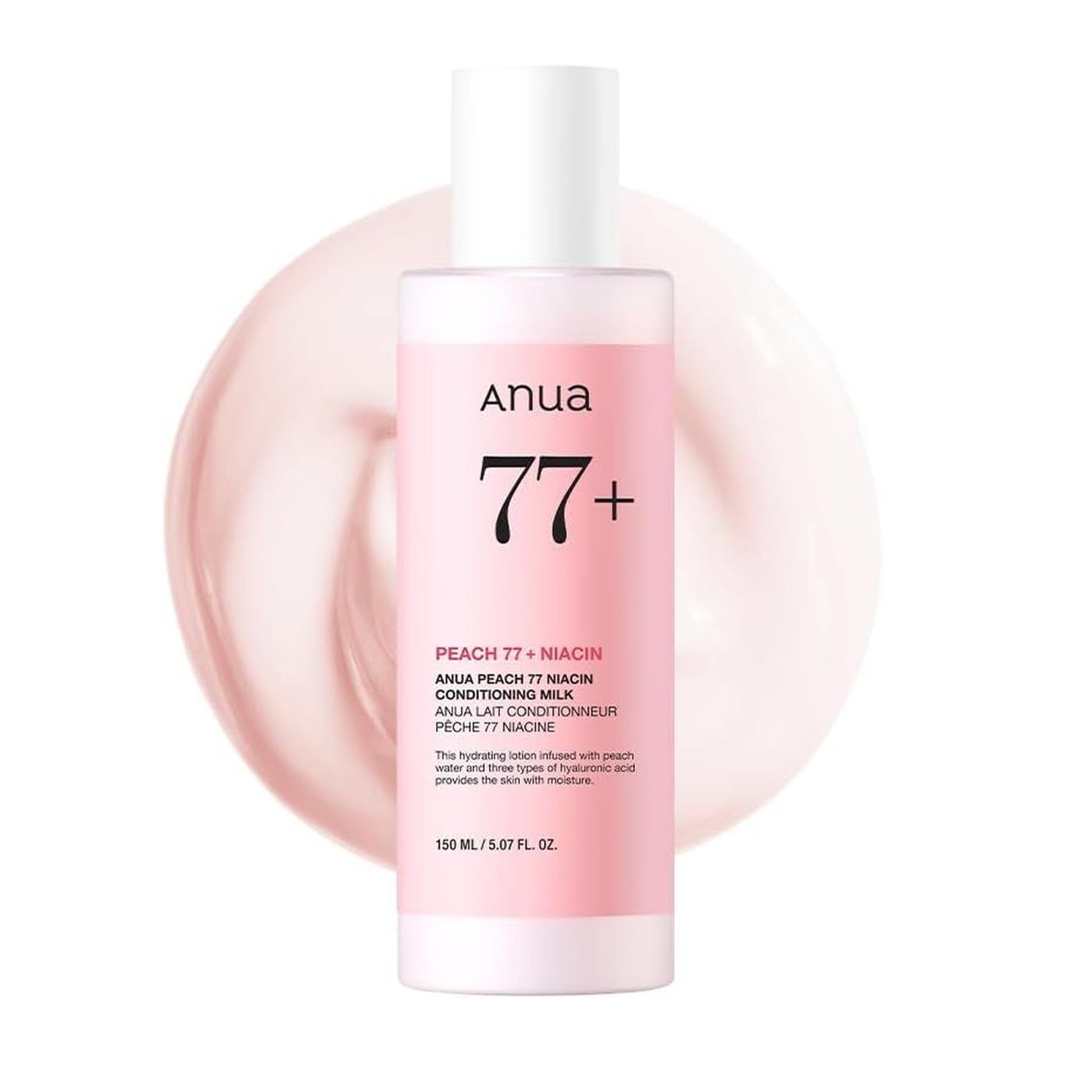 Anua Peach 77% Niacin Facial Conditioning Milk Cream, 150ml