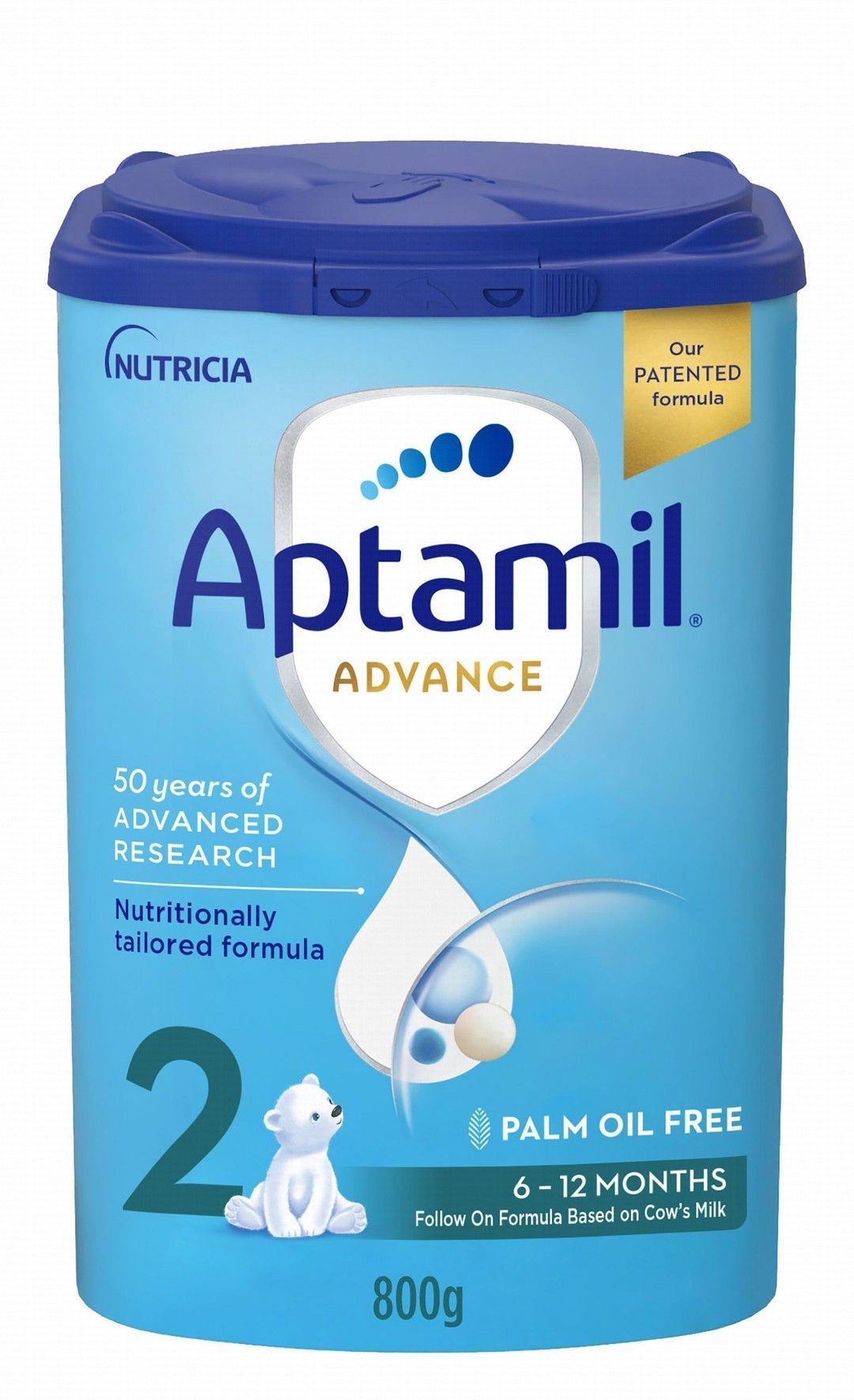 Aptamil Advance Follow On Stage 2 Milk Formula for 6-12 Months, 800g