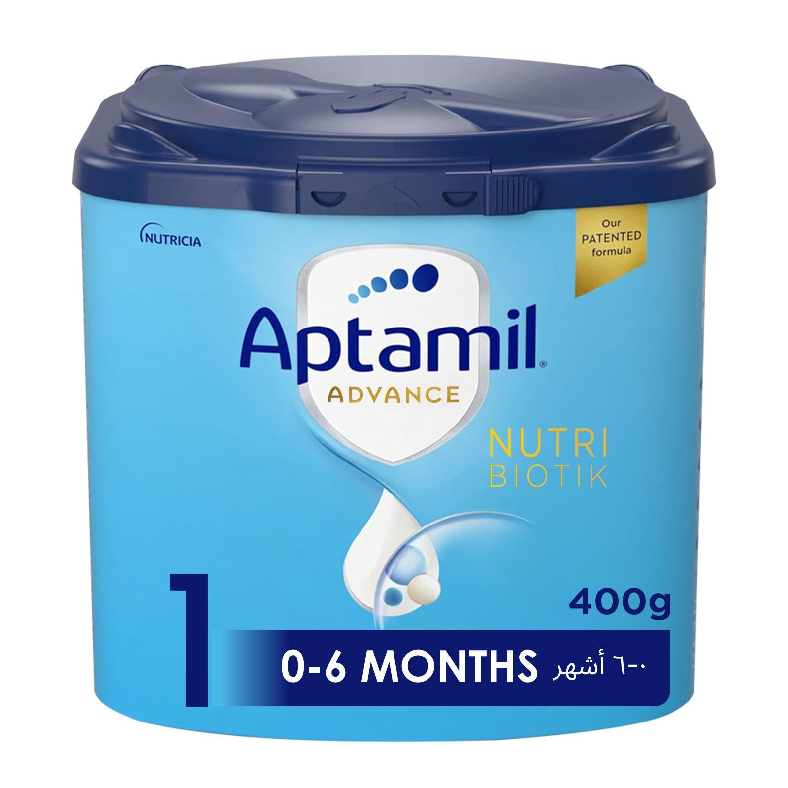 Aptamil Advance Nutri Biotik Infant Stage 1 Milk Formula for 0-6 Months, 400g