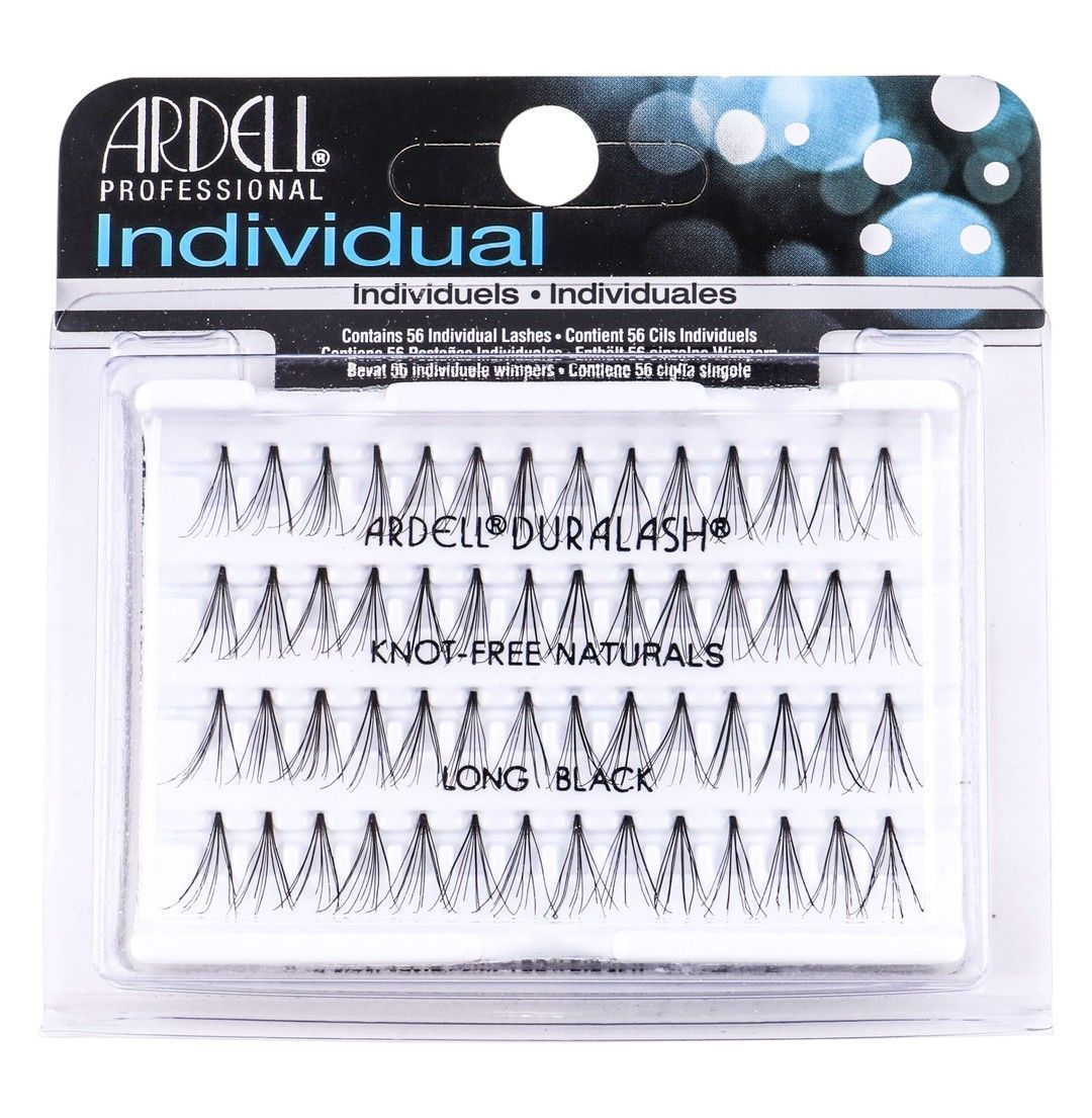 Ardell Long Individual Eyelashes - Black, 56 Pieces