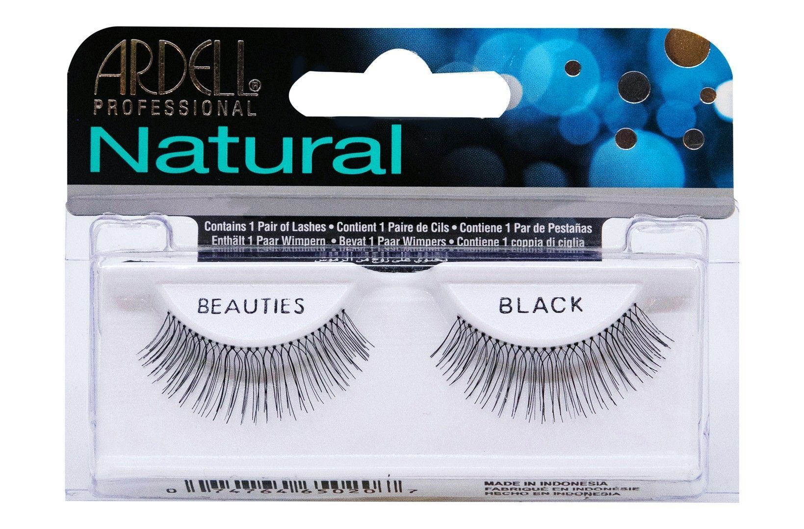 Ardell Natural False Lashes Beauties Black, 1 Pair