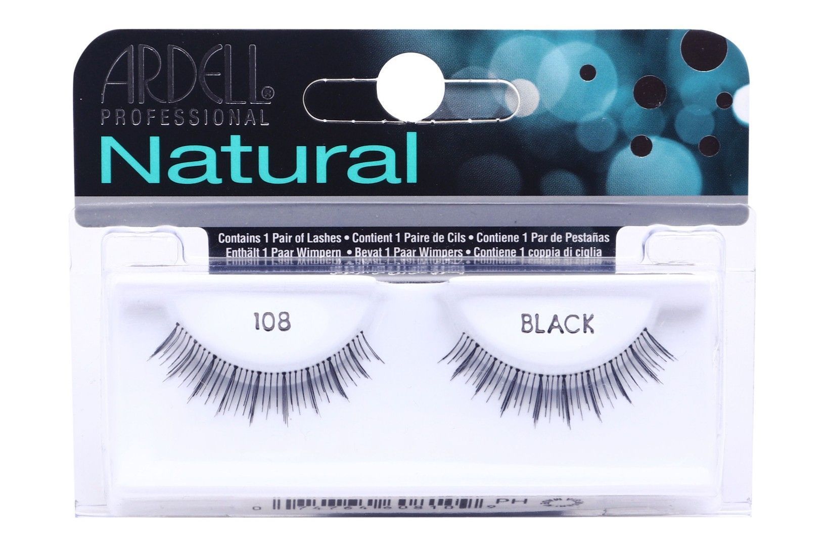 Ardell Natural Lashes Black 108, 1 Pair