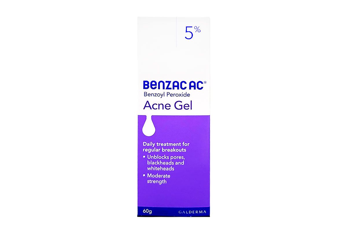 Benzac AC 5% Benzoyl Peroxide Gel, 60g