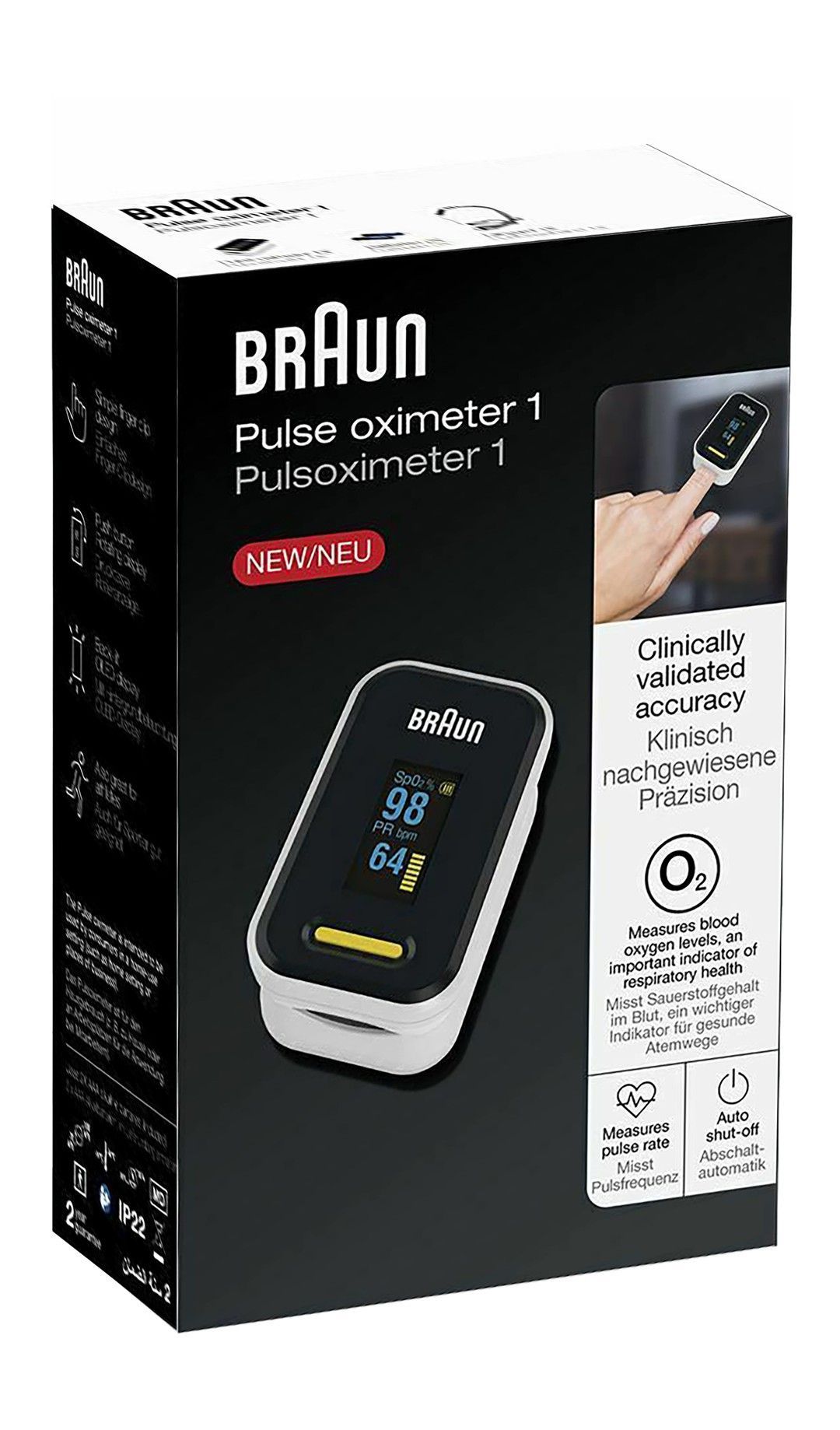 Braun Pulse Oximeter, 1 Piece