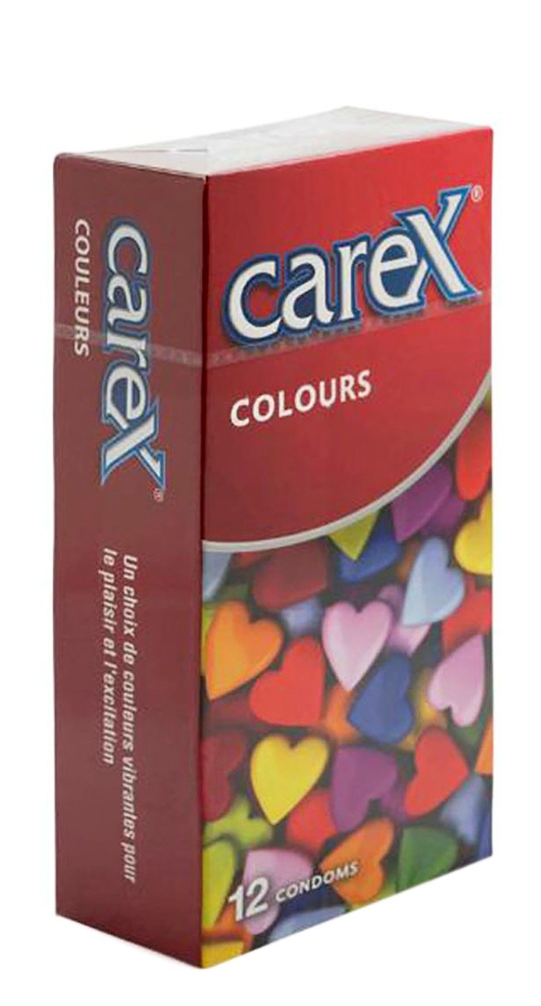 Carex Colored Condoms, 12 Pieces